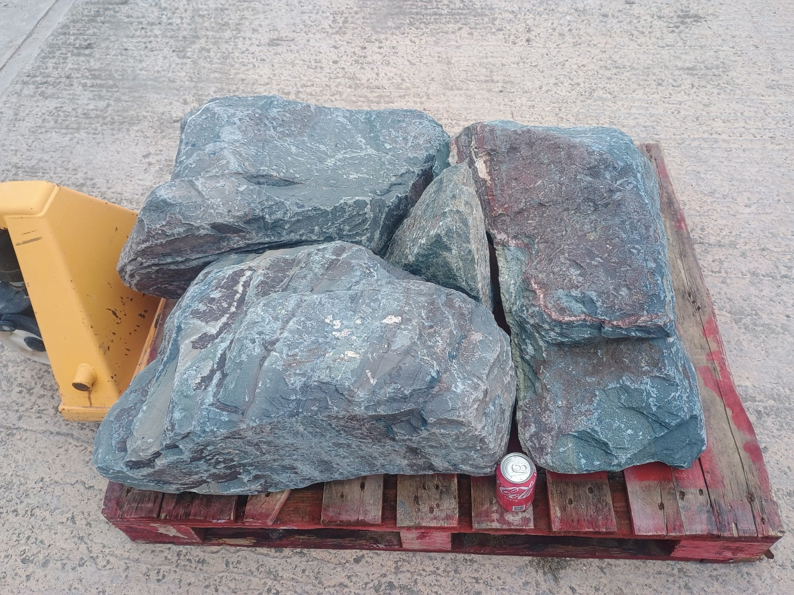 3 Large Natural Granite Garden Boulder Rockery Stones