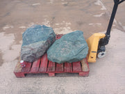 2 Large Natural Granite Garden Boulder Rockery Stones