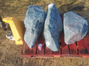 3 Large Natural Granite Garden Boulder Rockery Stones