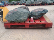 3 Large Natural Granite Garden Boulder Rockery Stones
