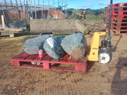 3 Large Natural Granite Garden Boulder Rockery Stones