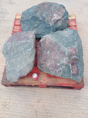 3 Large Natural Granite Garden Boulder Rockery Stones