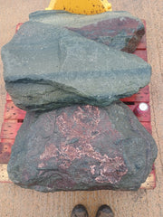 3 Large Natural Granite Garden Boulder Rockery Stones