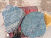 2 Large Natural Granite Garden Boulder Rockery Stones