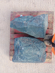2 Large Natural Granite Garden Boulder Rockery Stones
