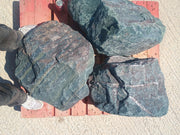 3 Large Natural Granite Garden Boulder Rockery Stones
