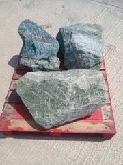 3 Large Natural Granite Garden Boulder Rockery Stones