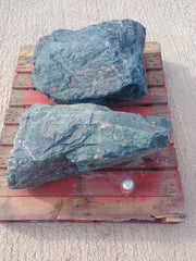 2 Large Natural Granite Garden Boulder Rockery Stones