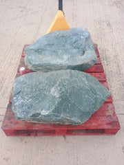 2 Large Natural Granite Garden Boulder Rockery Stones